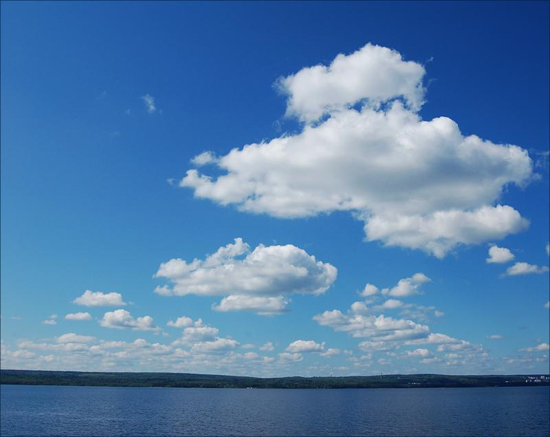 по дороге с облаками облака, онега