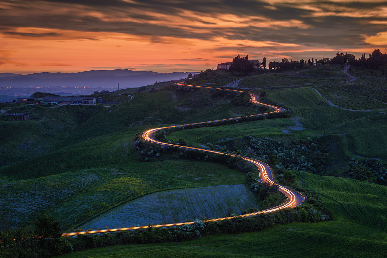 Зигзаги. Италия Тоскана Italy Tuscana