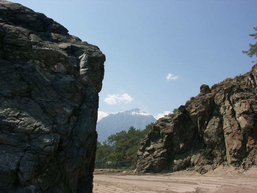Горы скалы, небо, горы, солнце