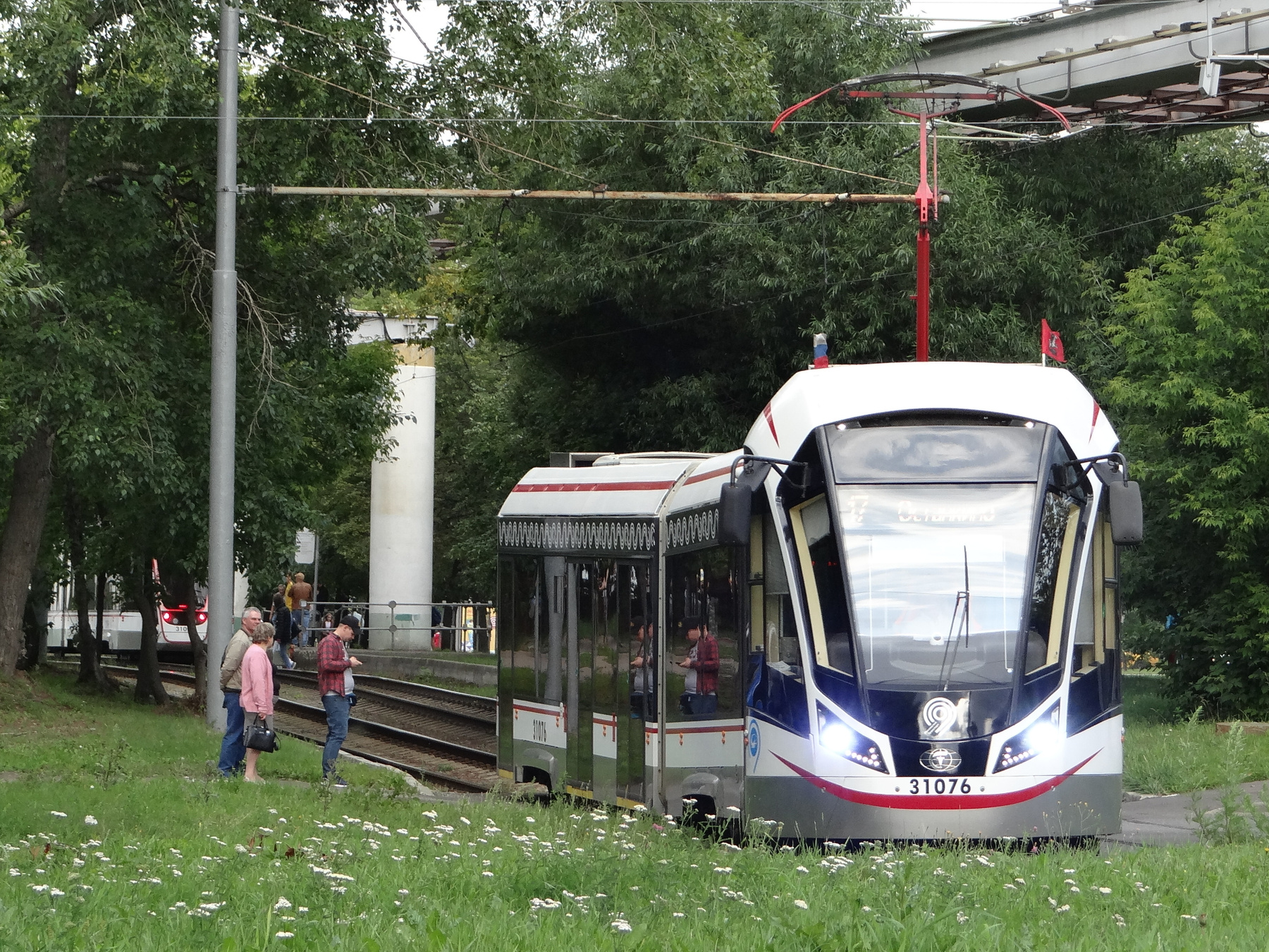 71-931М "Витязь-М" №31076 Москва трамвай 71-931М Витязь-М Московский_транспорт