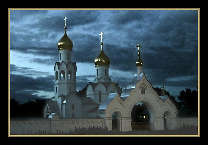 врата врата, храм, тучи