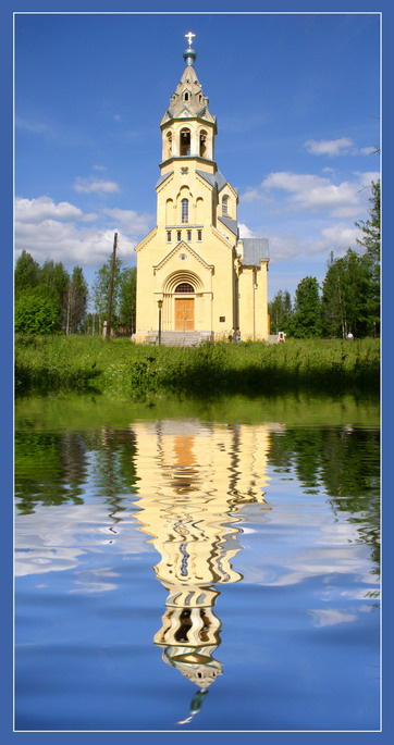 Отражение Храм Вода