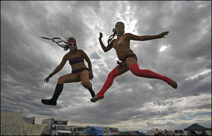а теперь все вместе Burning Man