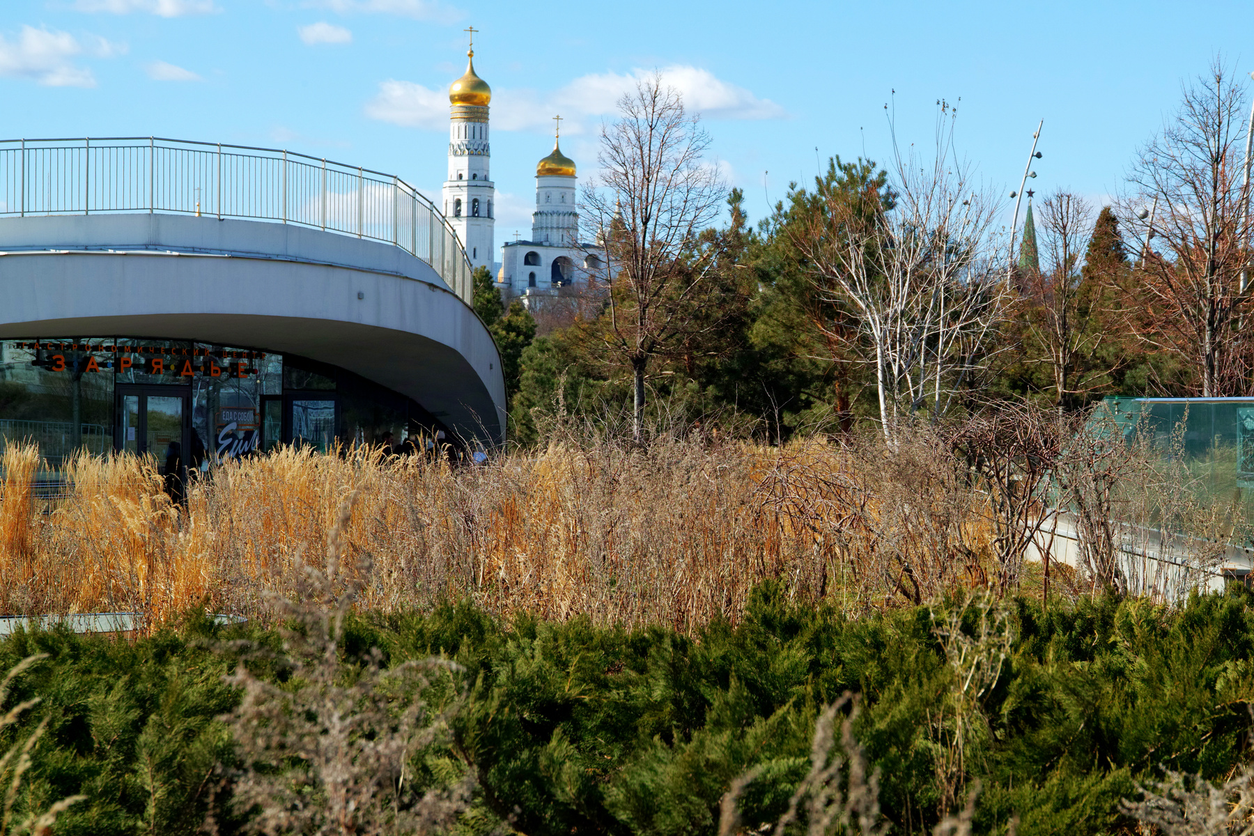 Парк Зарядье город Москва парк Зарядье