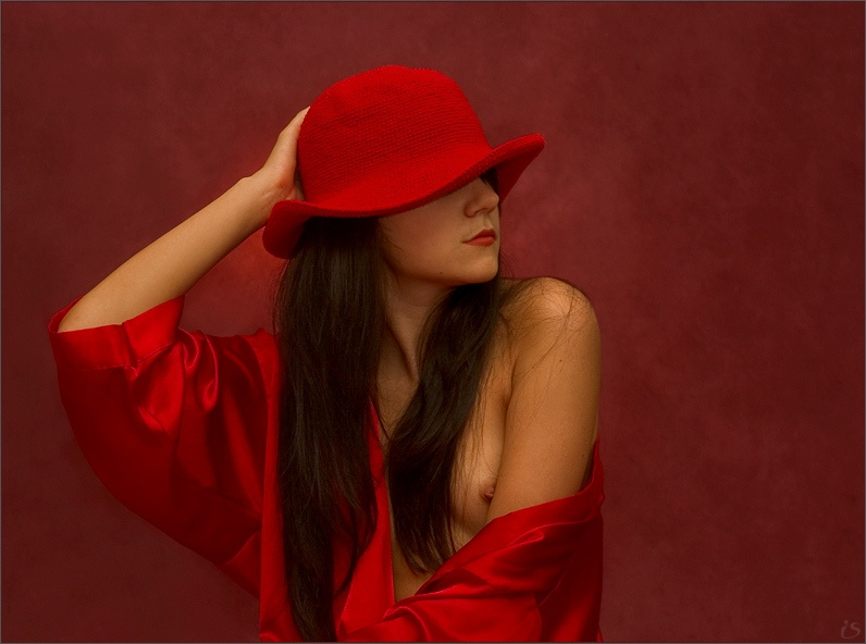 in red. 