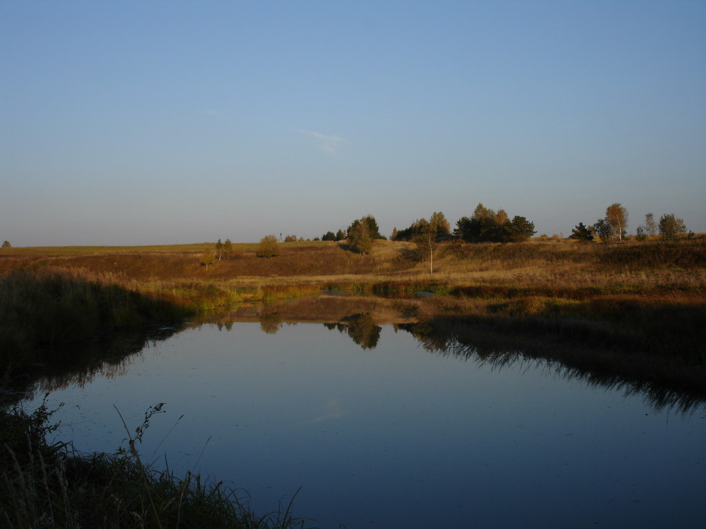 Река в деревне 