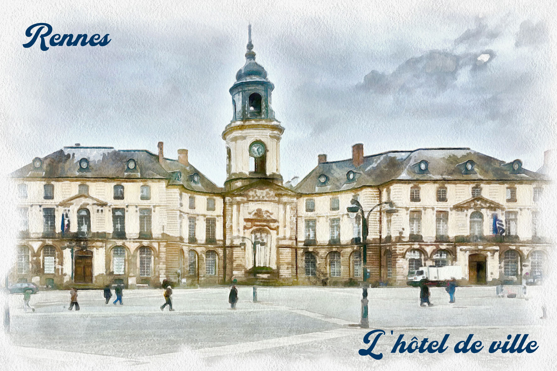 Мэрия Ренн Бретань Rennes мэрия