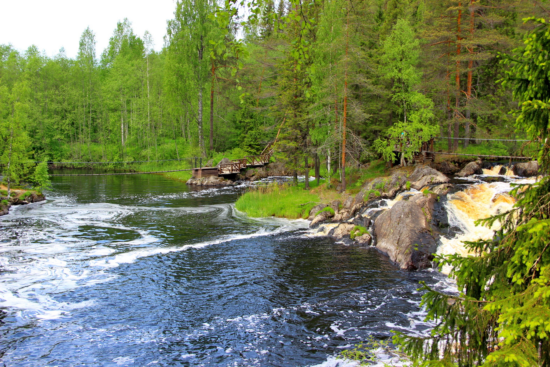 Водопады Ахвенкоски 