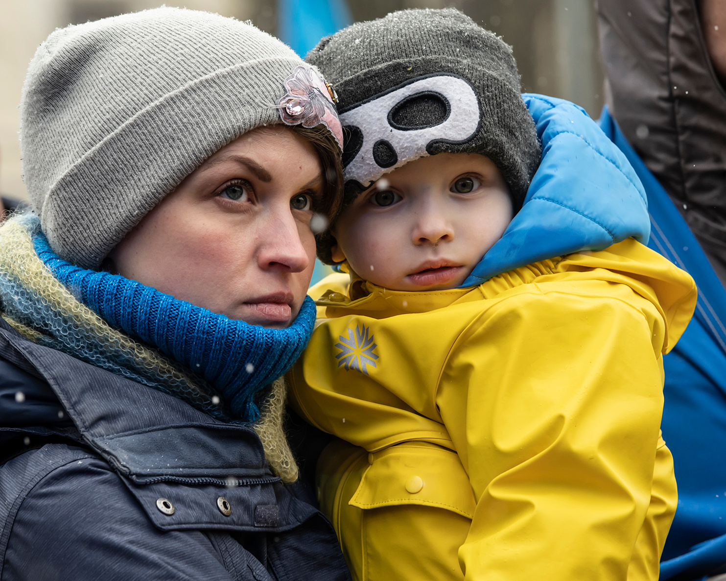 Годовщина. 25.02.2022 / 25.02.2023.  Площадь Дома конгресов. Рига, Латвия. 