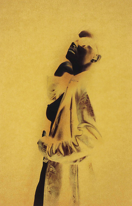 Paper negative / Бумажный негатив nude in leather