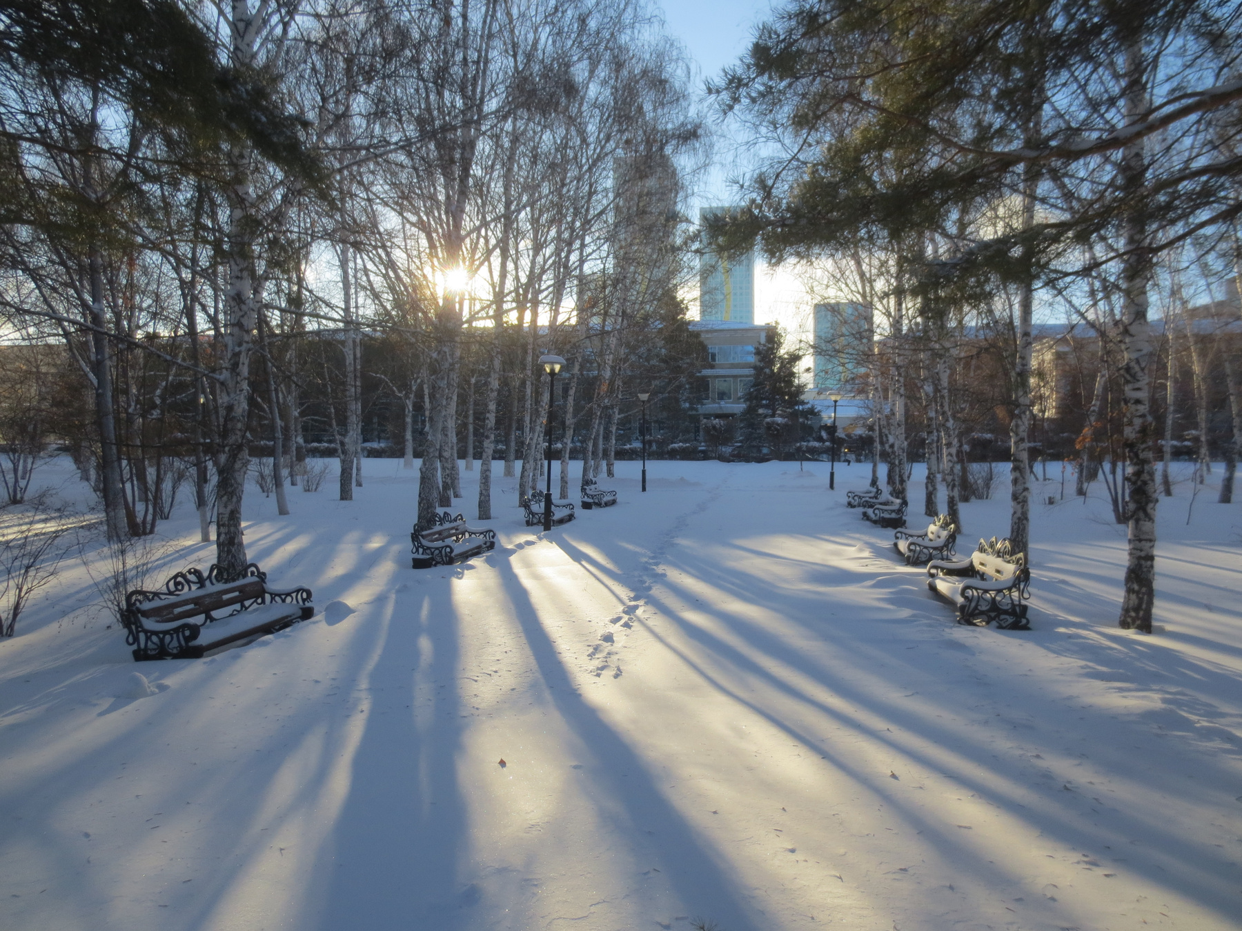 Зима в городе 1. 