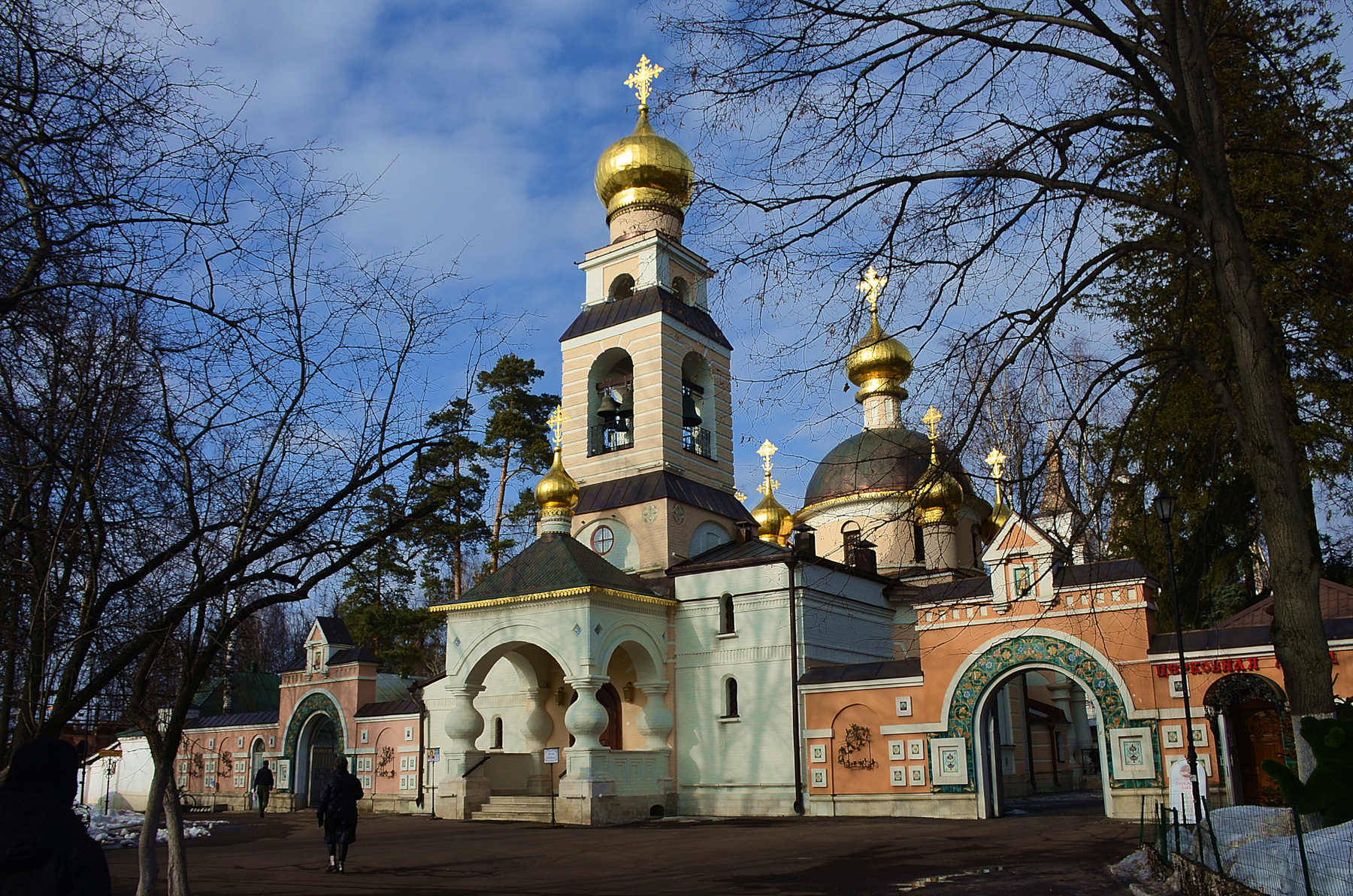 *** Москва Переделкино зима закат церковь