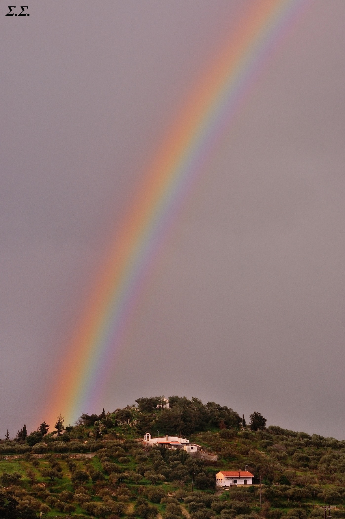 RAINBOW OVER THE HILL 