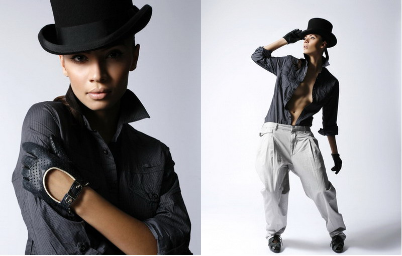 Black hat hat style Stelianour Sani портрет шляпа