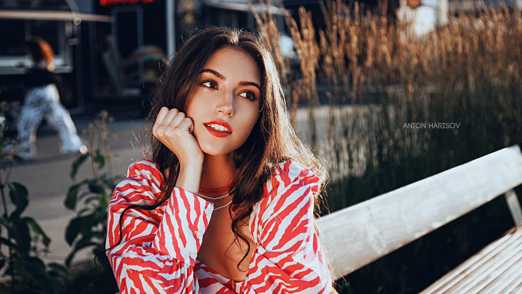 Maria portrait girl beauty eyes russian canon fashion woman art sexy femme movie mood cinematic inspiration daylight popular post-processing antonharisov fotoshi photography model sensual