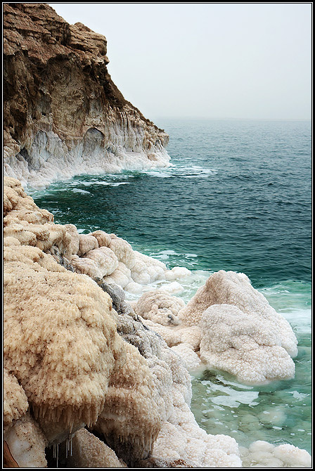 Соленые берега Мертвого моря Мертвое море Иордания Dead Sea Jordan