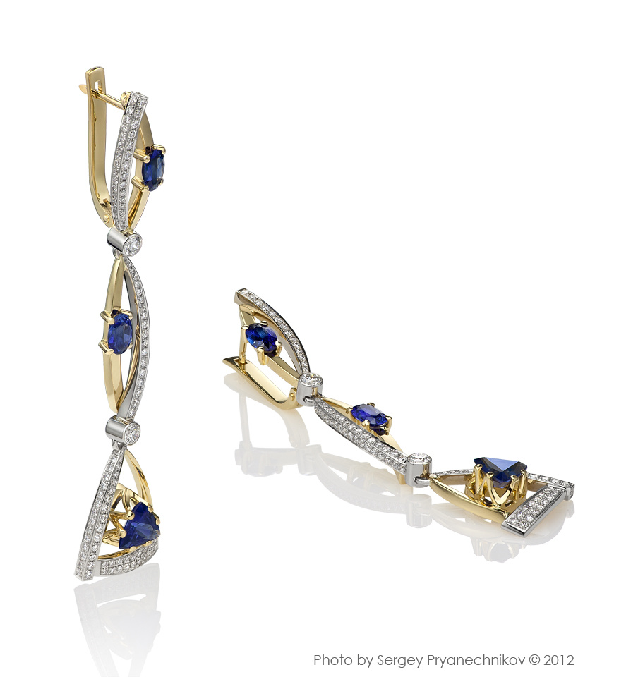 Ювелирный постер. Diamond Jewelry. Фотосъемка ювелирных изделий с бриллиантами и драгоценными камнями. Jewellery Photography Pryanechnikov Прянечников сапфир бриллианты Precious Gems