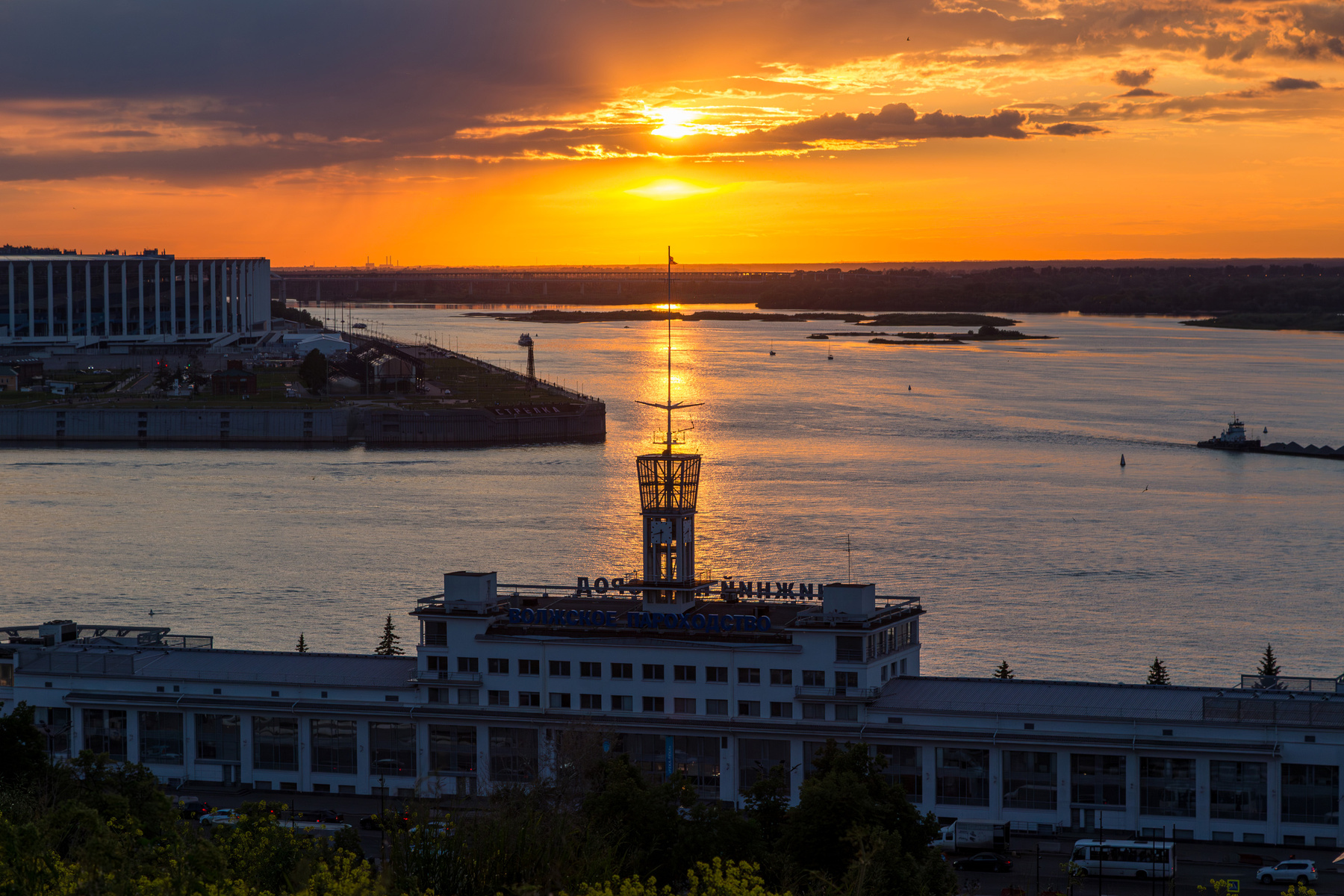 Столица закатов закат Волга Нижний Новгород
