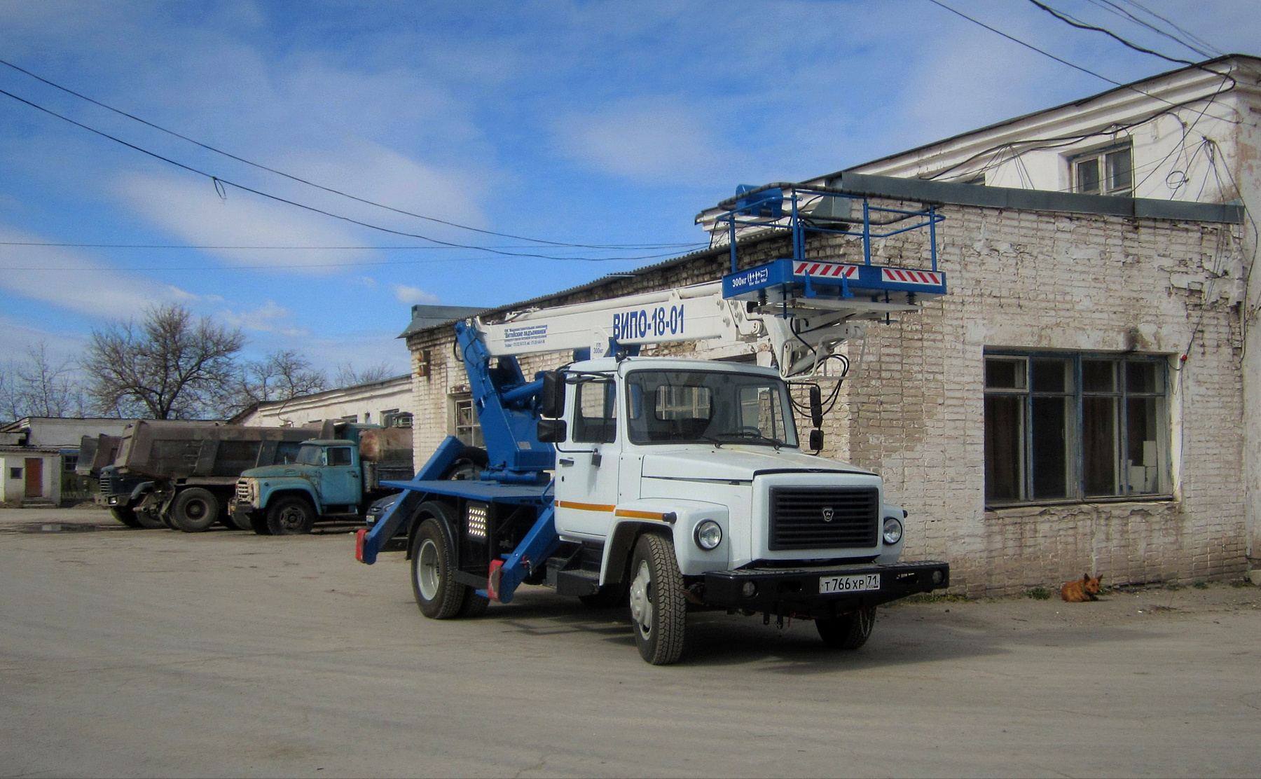 ВИПО - 18 - 01 ВИПО ГАЗ автовышка завод весна