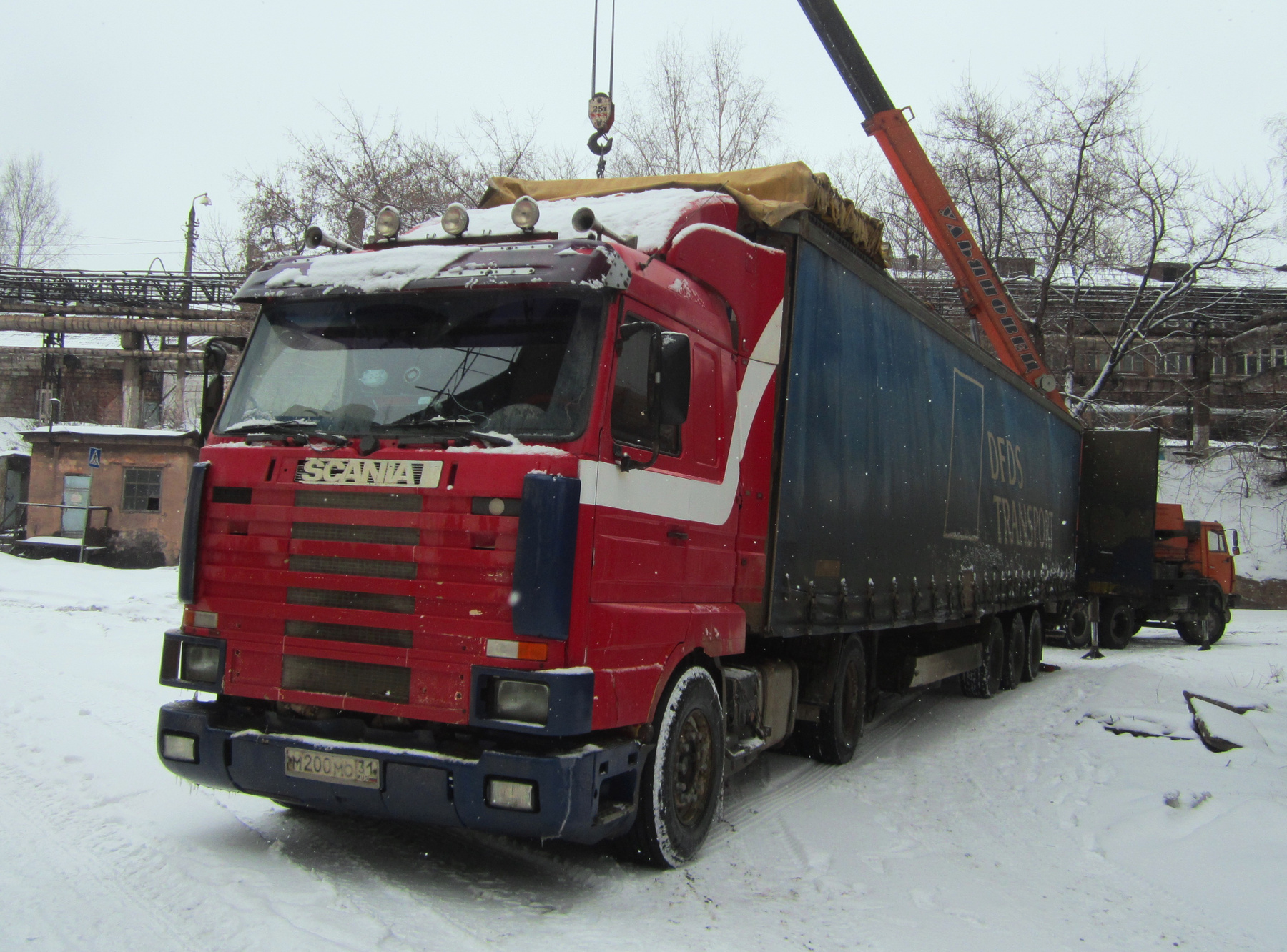 SCANIA SCANIA авто тягач завод весна