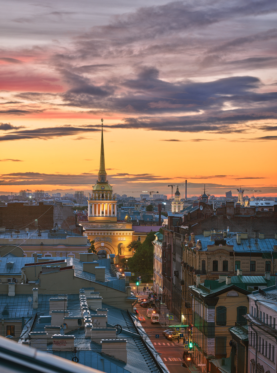 Вечерний Петербург. Адмиралтейство 