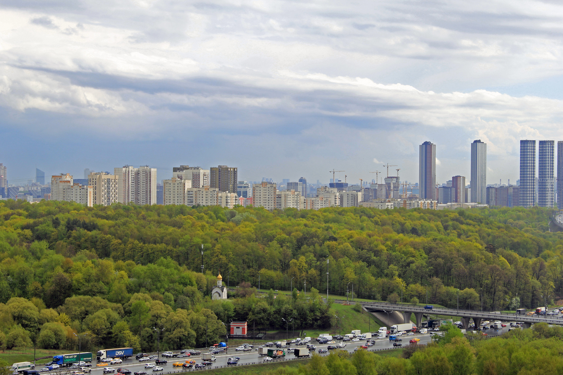 Панорама Москвы.  25.04.2025 Москва Панорама Город