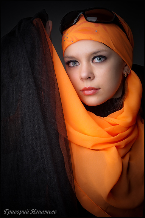  Orange and black 
