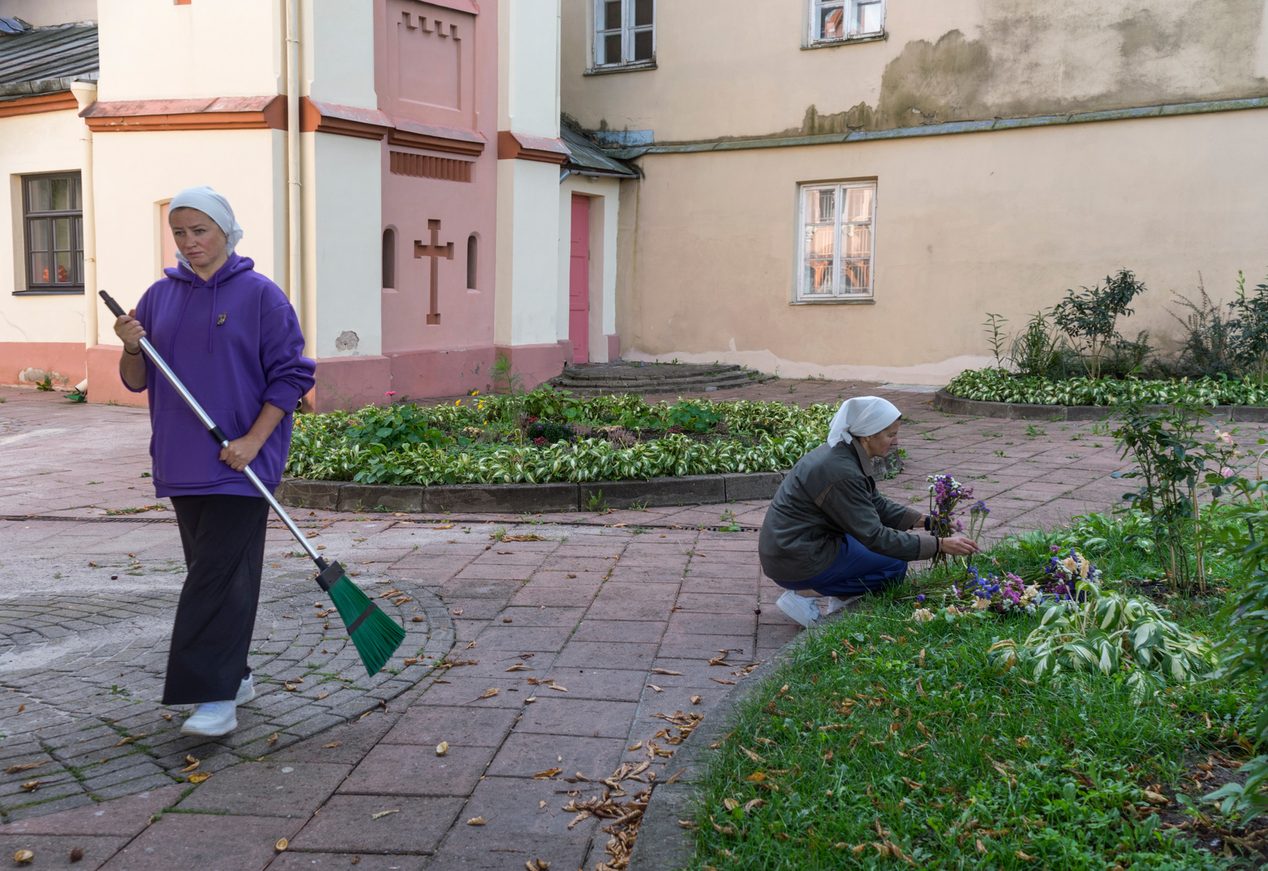 В православном монастыре 