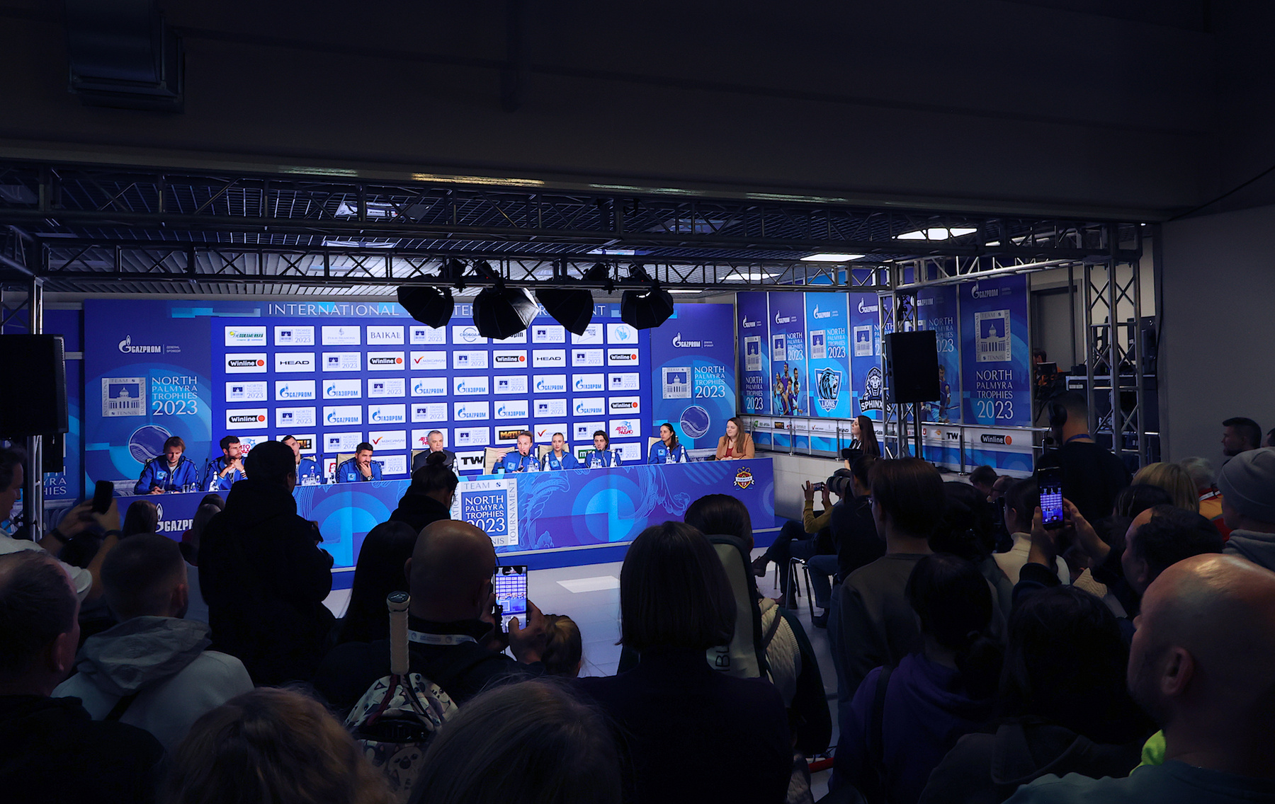 Press-room... tennis big Palmyra Petersburg player racket russia ball Alextennis press
