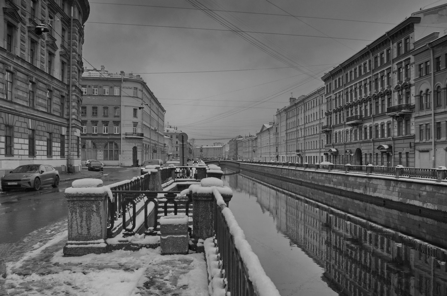 Пасмурный город Петербург