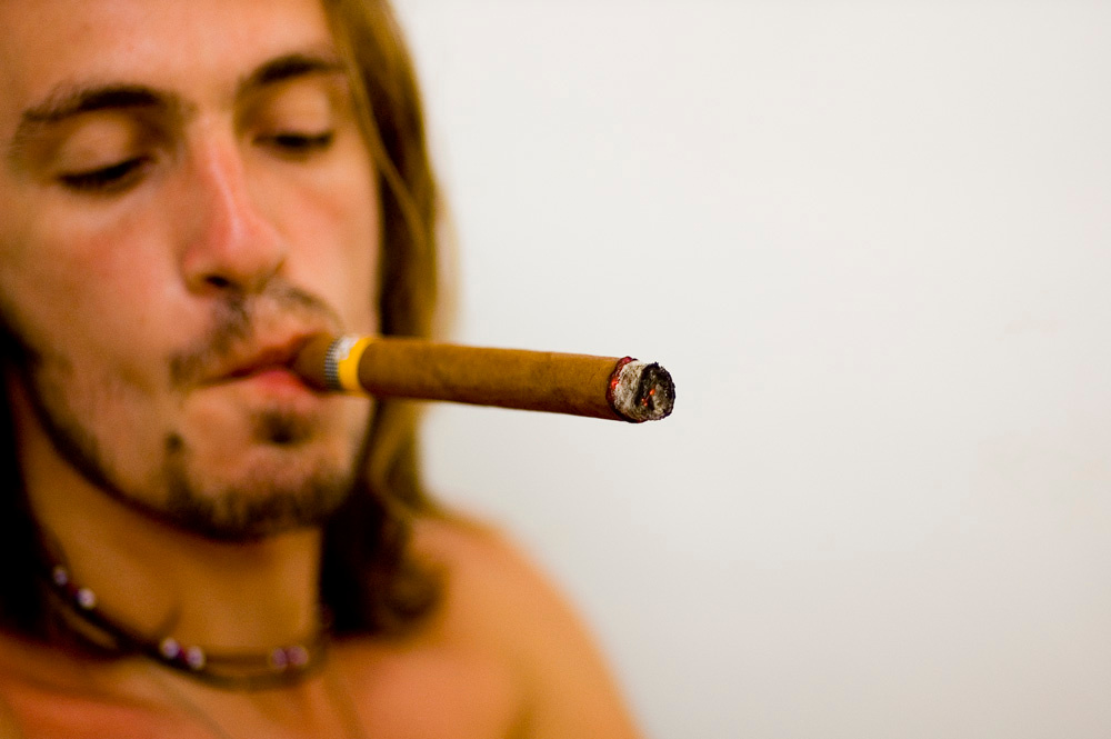 Куба.Портрет с сигарой.I.Cohiba Santiago de Cuba cohiba
