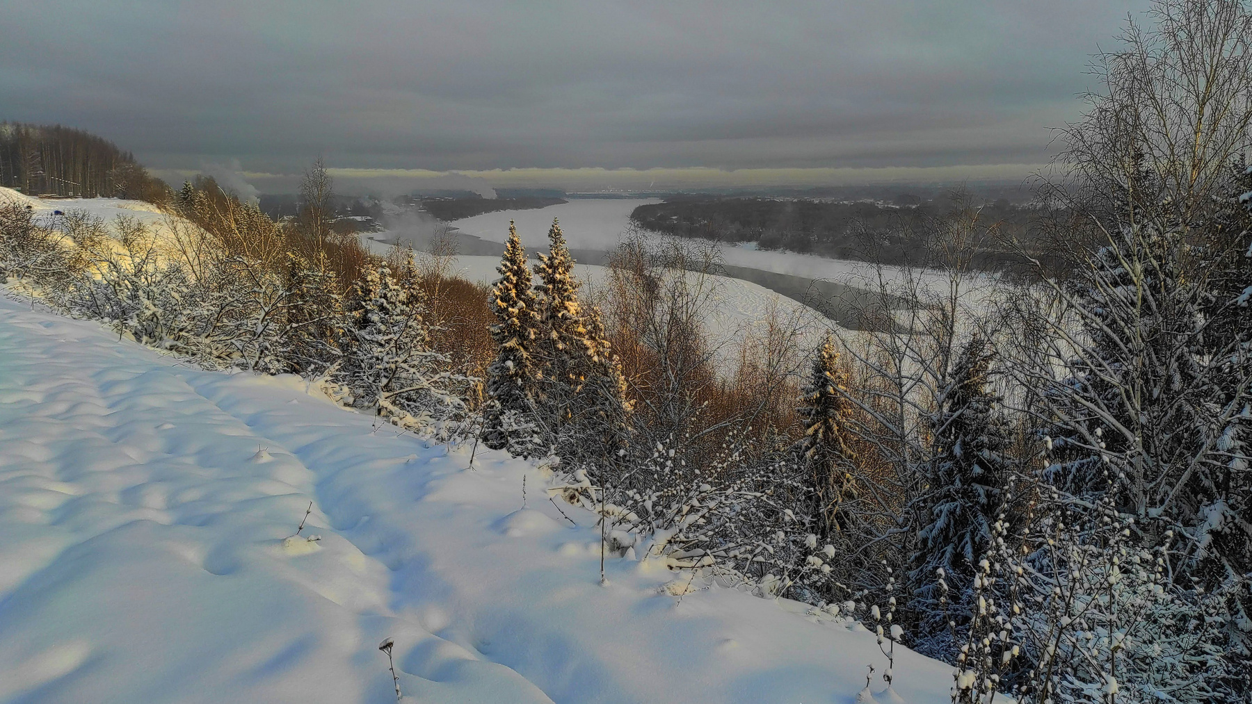 Зимняя река 