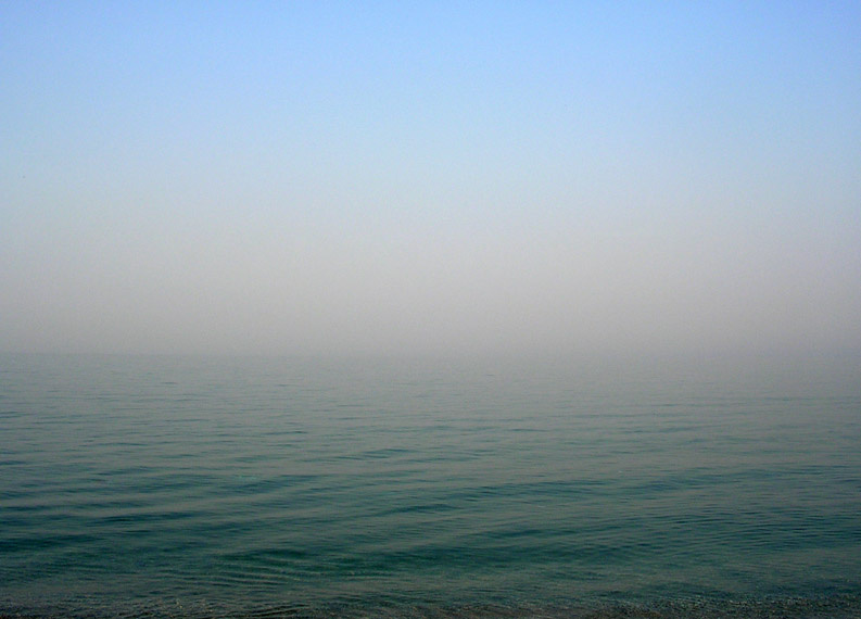 Небо и море небо, море, утро, Крым