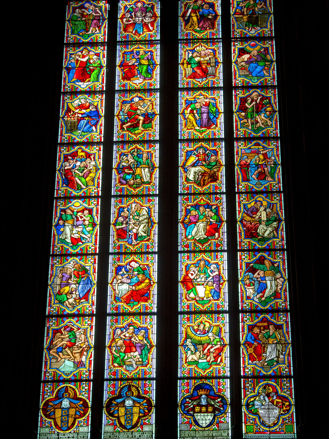 Витраж Кёлнский собор Германия Кёлн Кёлнский собор Kölner Dom