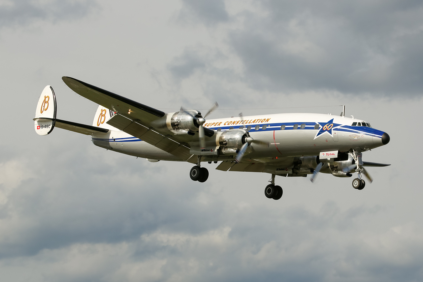 Super Constellation. Авиация самолёт ретро oldtimer