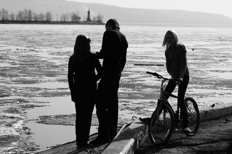 весна в городе дети ледоход