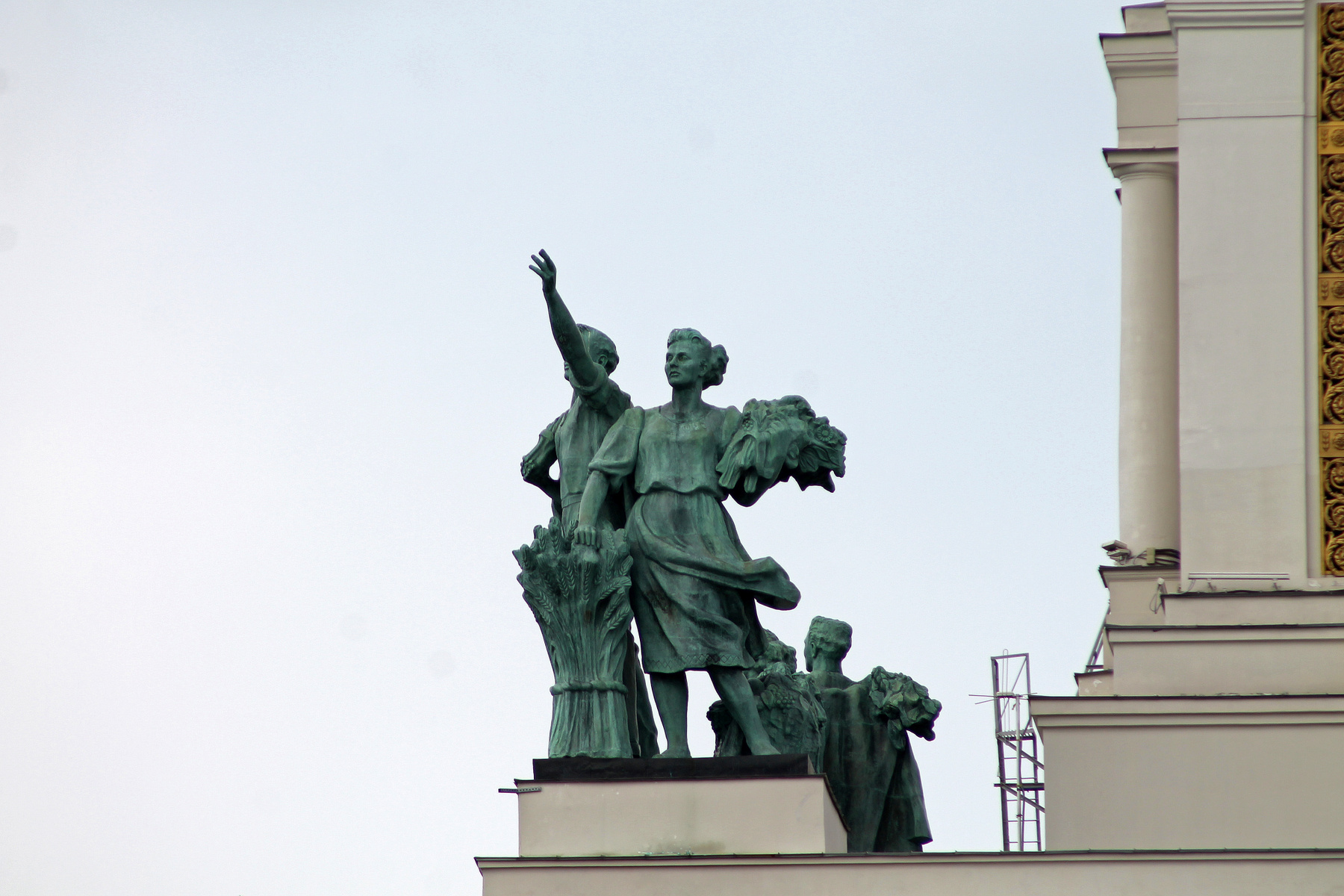 ВДНХ Главный павильон.  07.07.2025 Москва ВДНХ Архитектура