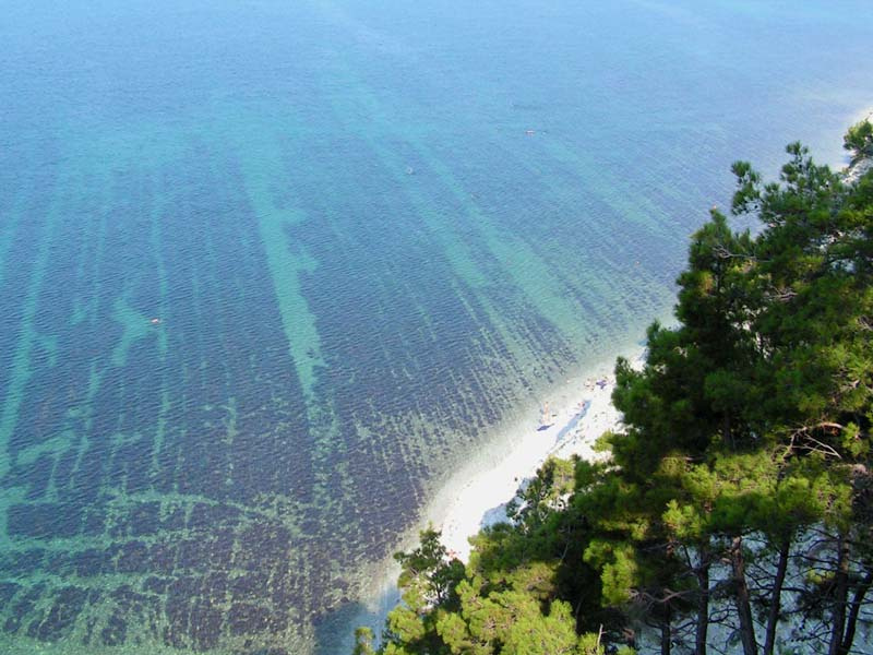 Дорога в море. Чёрное море, Краснадарский край, Геленджик, Дивноморское, Голубая Бездна Дорога