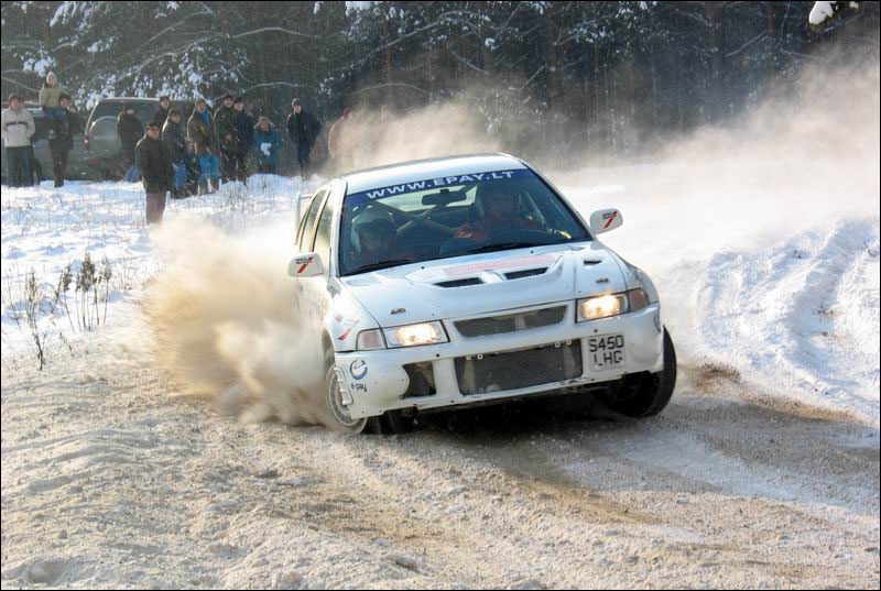 Mitsubishi Lancer EVO VI rally, visaginas 2005, Mitsubishi EVO