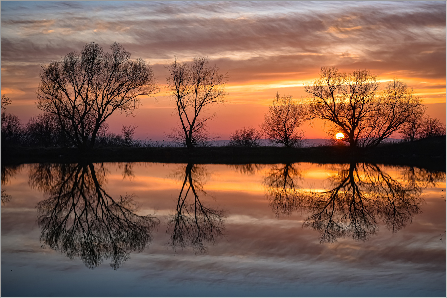 Вечер природа