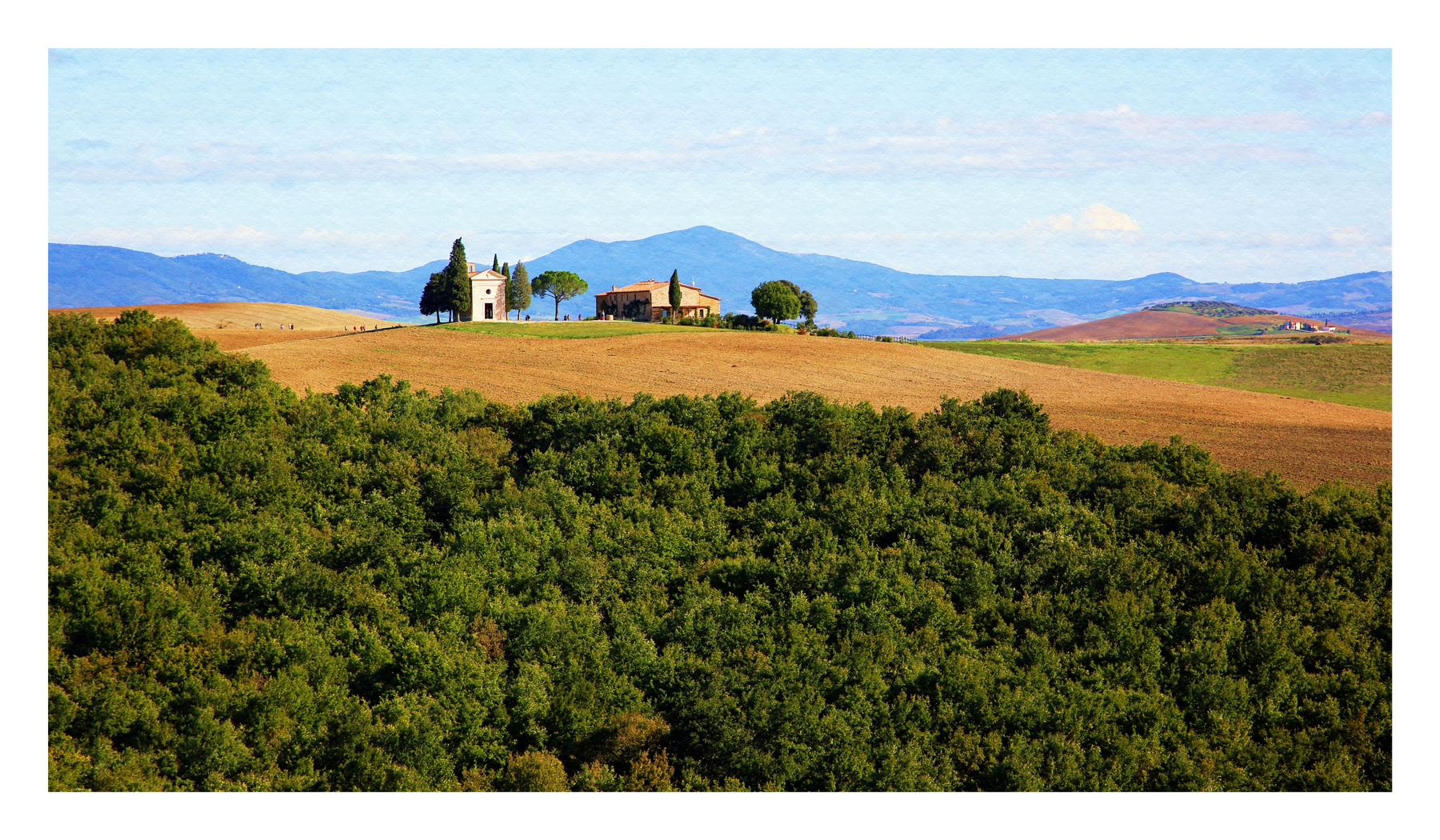Il silenzio sembra bello. italia toscana