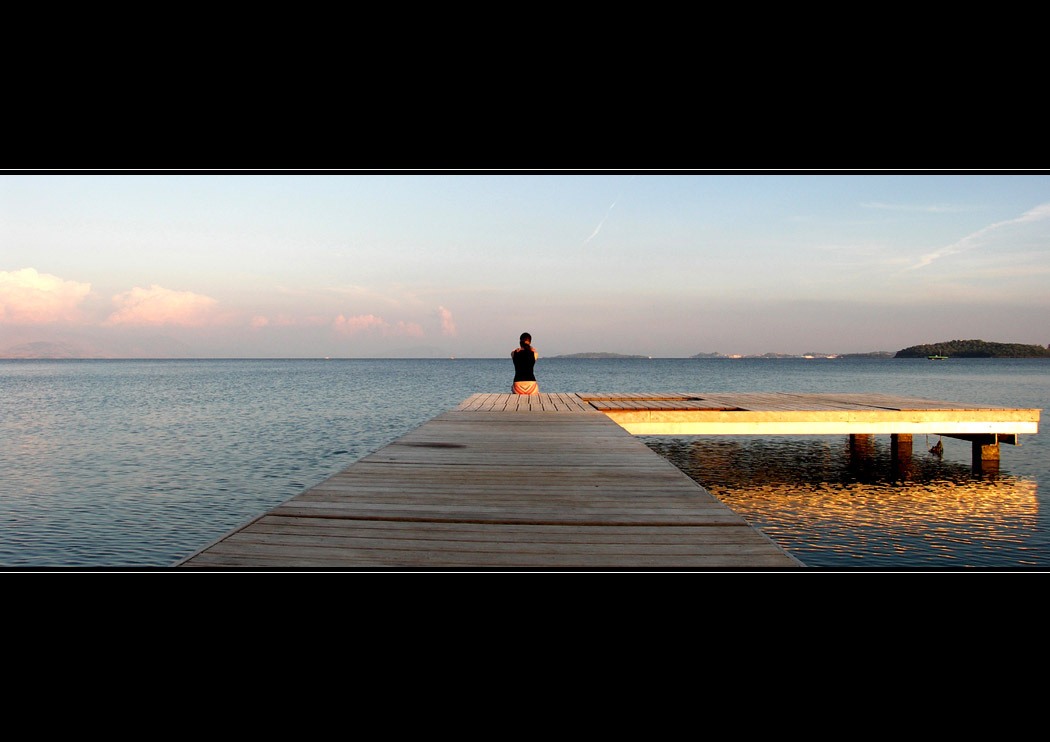 Wish you were here... Закат море