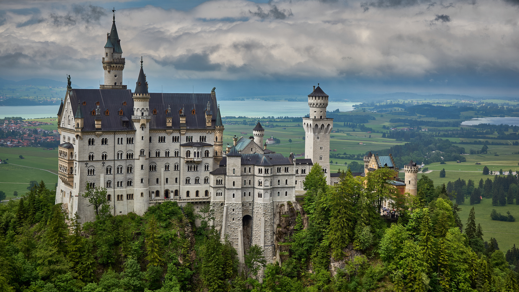 Schloss Neuschwanstein... Германия Бавария Schloss Neuschwanstein