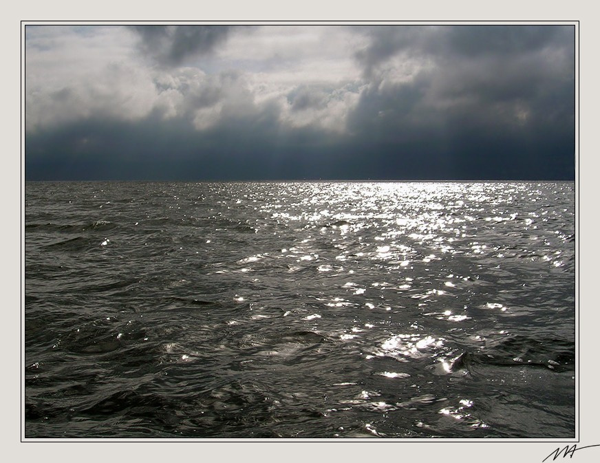 Море штормит 1 шторм, море, Waddenzee, Нидерланды