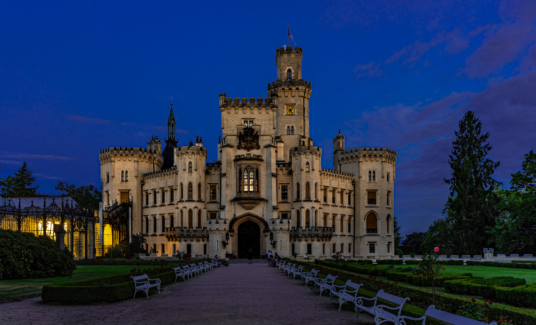 Замок   Hluboká 