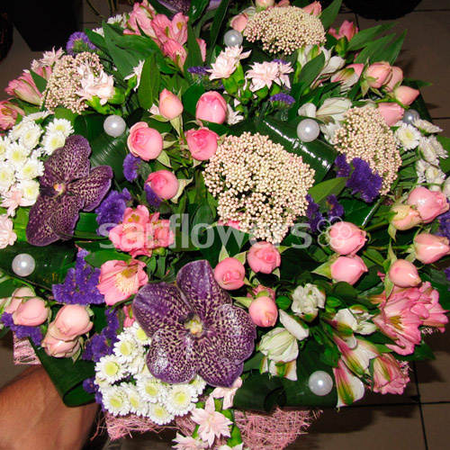 Букет цветов "Таинственная нежность" sarflowers доставка цветов саратов букеты premium премиум класса