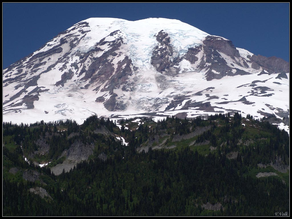 Mount Rainier (гора Рейньер) горы