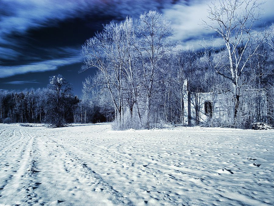 зимний IR Infrared, зима