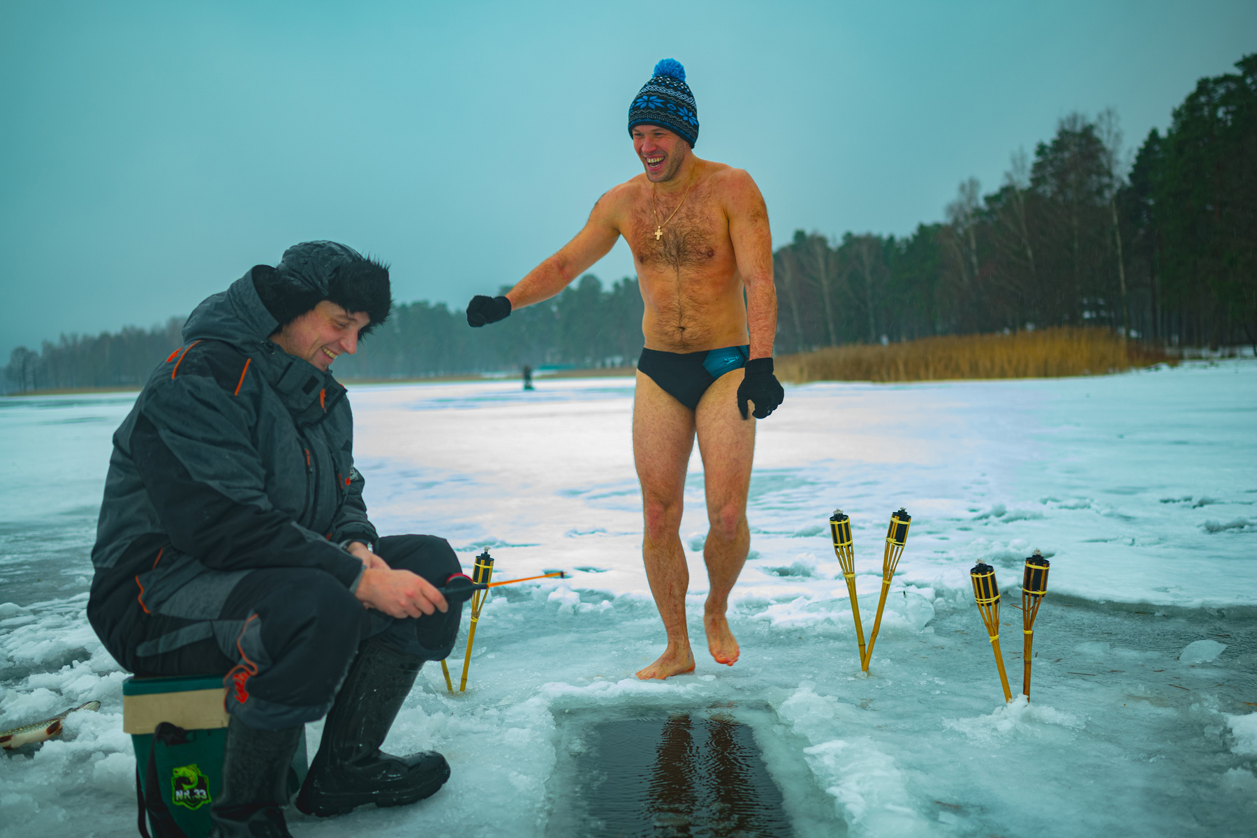 Рыбаки и спортсмены 