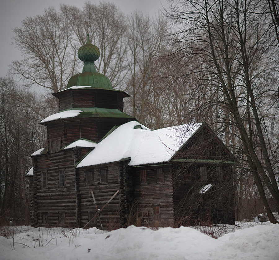 © Тимур Кострома. Russian wooden church russian wooden church